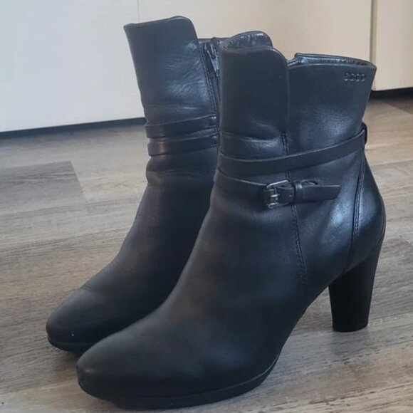 ECCO leather boots - size 37 - Picture 2 of 3
